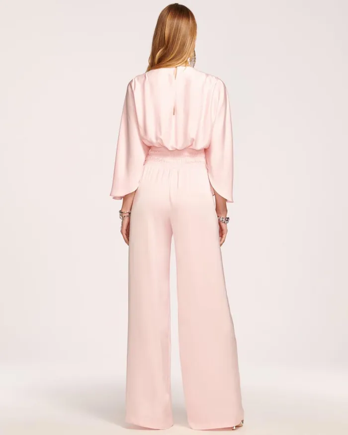 Women Cheri Wide Leg Jumpsuit True Blue Ramy Brook Dresses Women Cheri Wide Leg Jumpsuit True Blue Ramy Brook Dresses