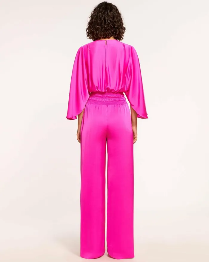 Women Cheri Wide Leg Jumpsuit True Blue Ramy Brook Dresses Women Cheri Wide Leg Jumpsuit True Blue Ramy Brook Dresses