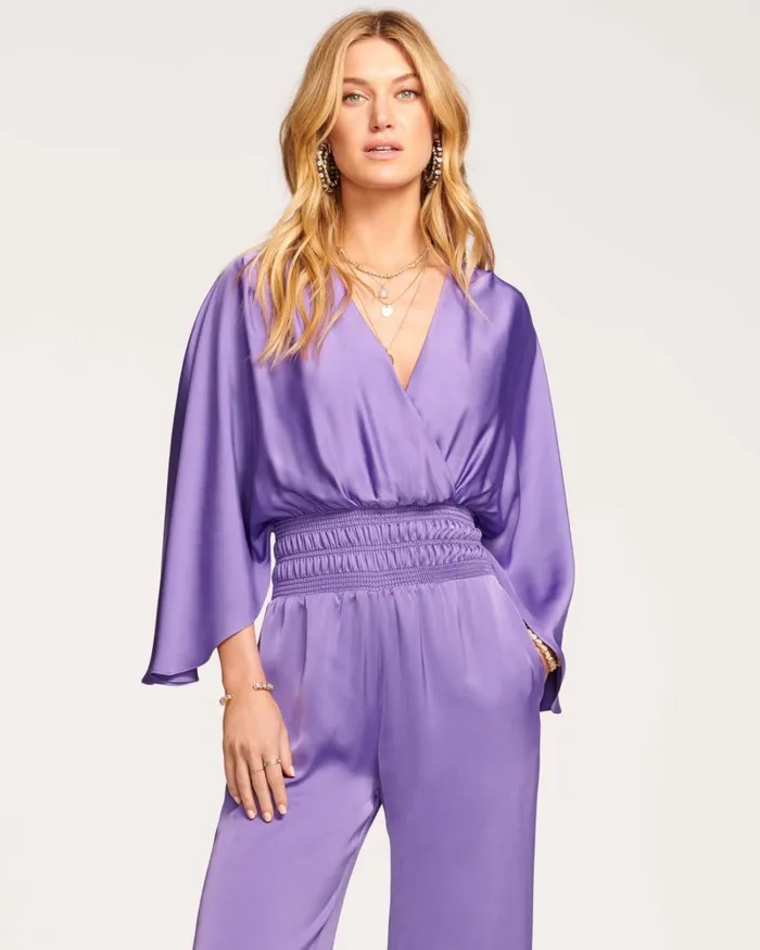 Women Cheri Wide Leg Jumpsuit True Blue Ramy Brook Dresses Women Cheri Wide Leg Jumpsuit True Blue Ramy Brook Dresses