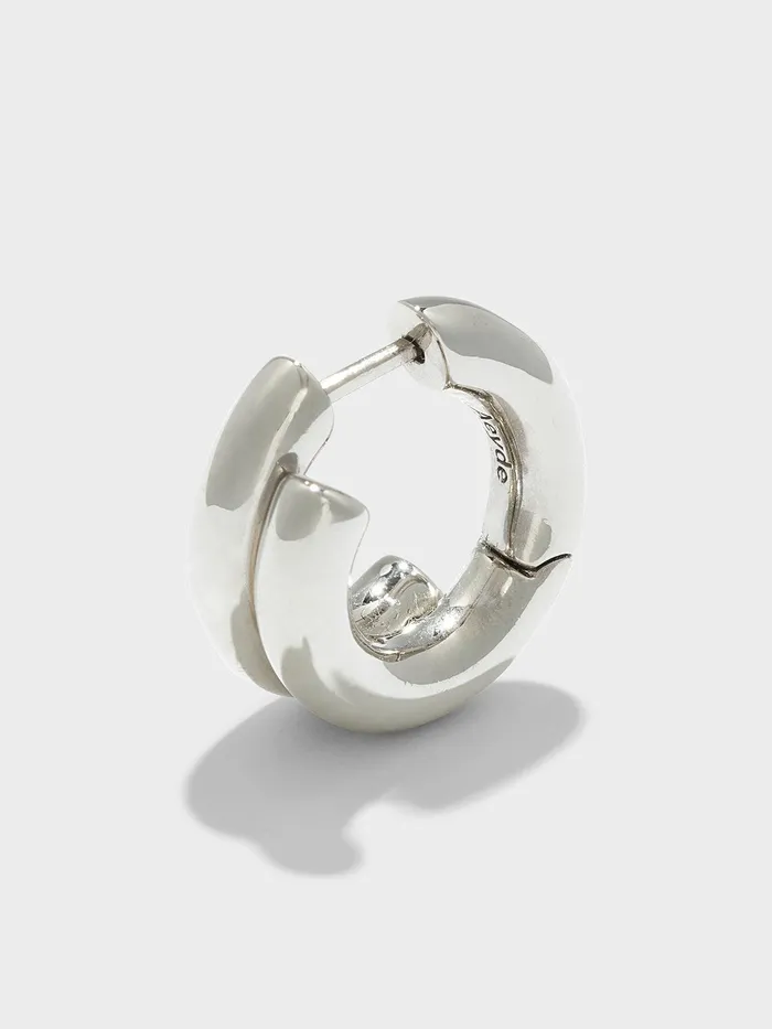 Women Clyde PalladiumPlated Hoop Earrings Aeyde Earrings