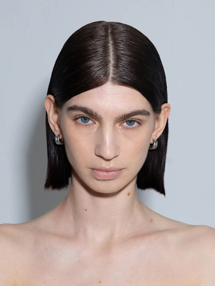 Women Clyde PalladiumPlated Hoop Earrings Aeyde Earrings