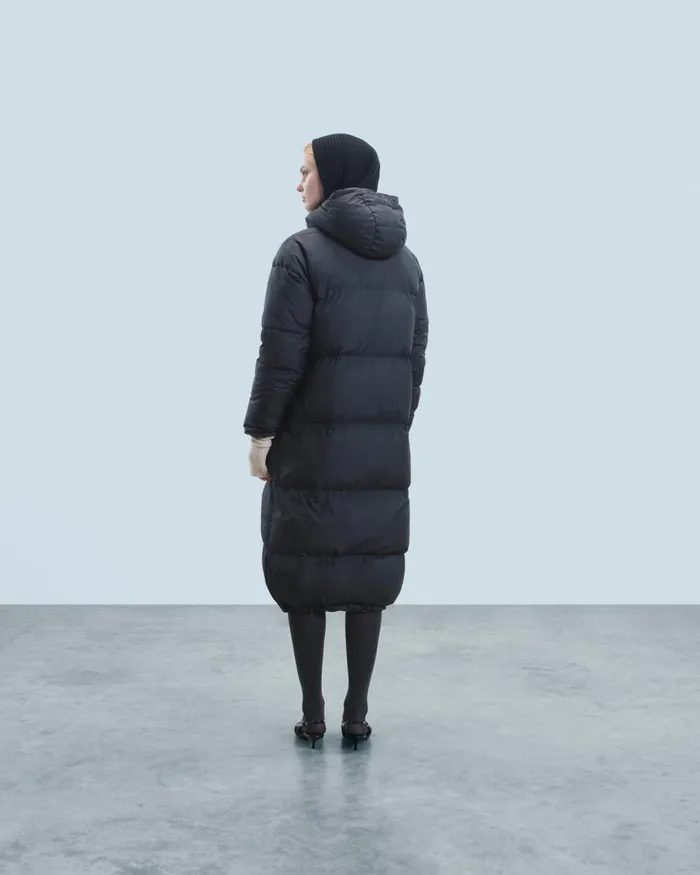 Women Coats and Jackets From Future Outerwear Long Down Jacket Black