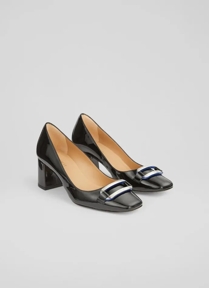 Women Court Shoes LKBennett Carpella Black Patent Court Shoes Black Women Court Shoes LKBennett Carpella Black Patent Court Shoes Black