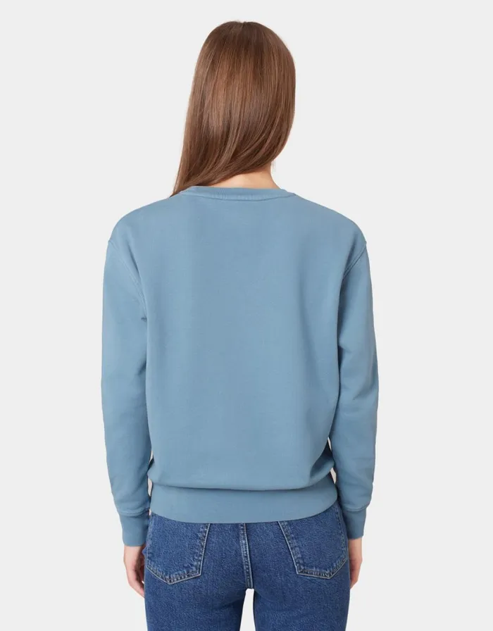Women Crewneck Sweatshirts Colorful Standard Women Classic Organic Crew Limestone Grey