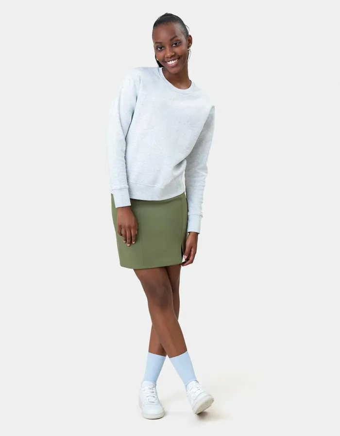 Women Crewneck Sweatshirts Colorful Standard Women Classic Organic Crew Neptune Blue