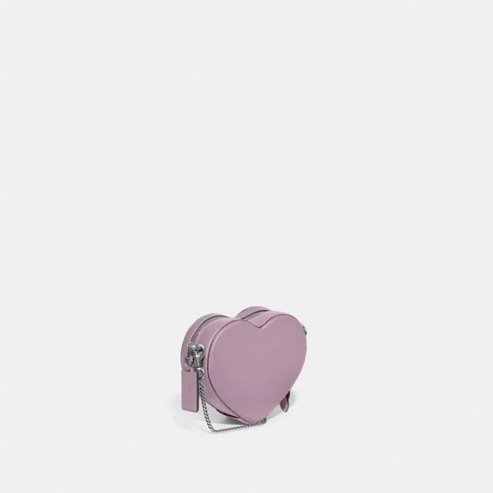 Women Crossbody Bags Coach Heart Crossbody 14 Lhice Purple