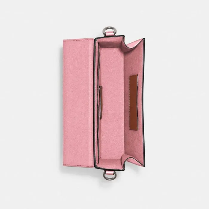 Women Crossbody Bags Coach Tabby Box Bag Silverflower Pink