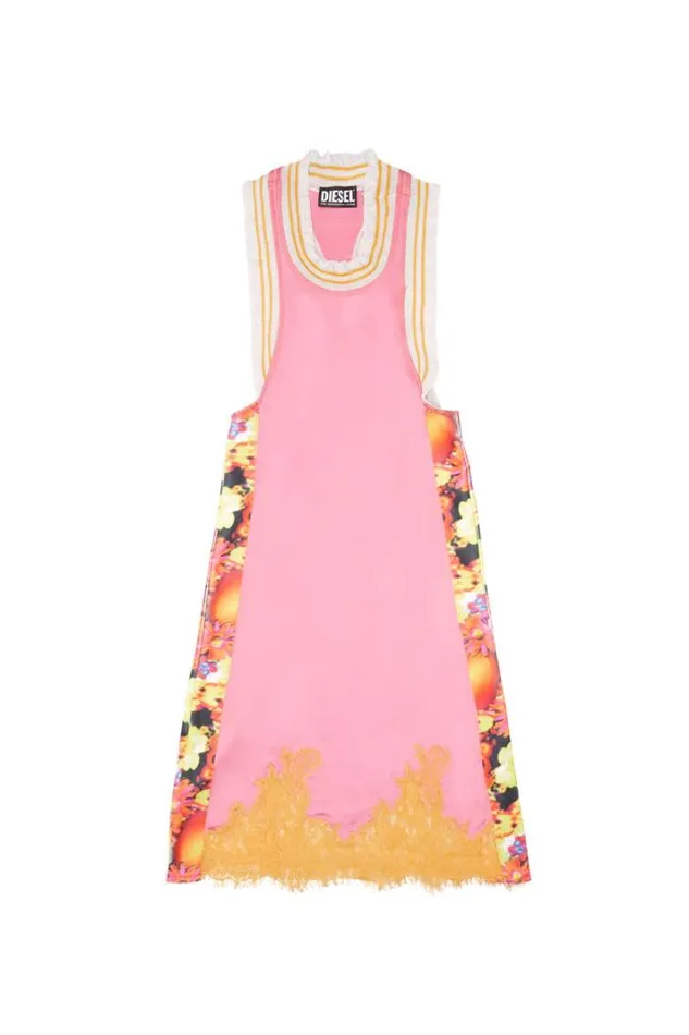 Women DVazir Pink Diesel Dresses And Jumpsuits