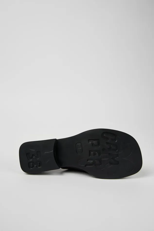 Women Dana Black Leather Sandals Camper Sandals Women Dana Black Leather Sandals Camper Sandals