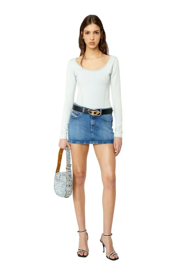 Women DeRon Light Blue Diesel Skirts
