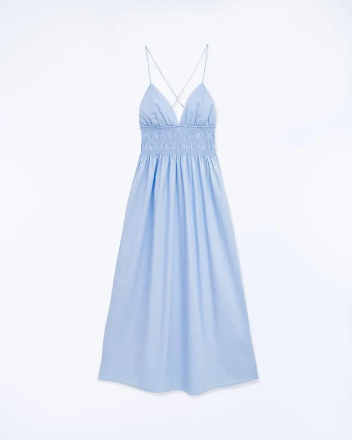 Women Dresses and Jumpsuits From Future Liah Long Strap Dress Baby Blue