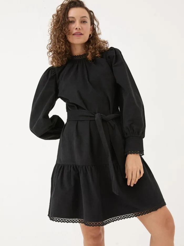 Women Dresses Fat Face Black Adley Cord 100 Cotton Dress Women Dresses Fat Face Black Adley Cord 100 Cotton Dress