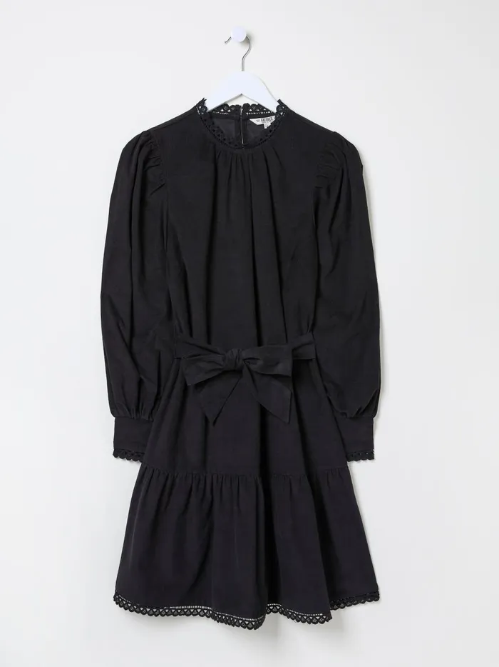 Women Dresses Fat Face Black Adley Cord 100 Cotton Dress Women Dresses Fat Face Black Adley Cord 100 Cotton Dress