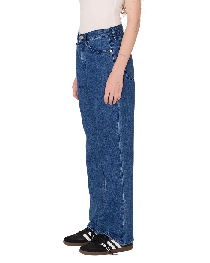 Women EVERYDAY SLIM II DENIM Stone Wash BOTTOMS OBEY Clothing