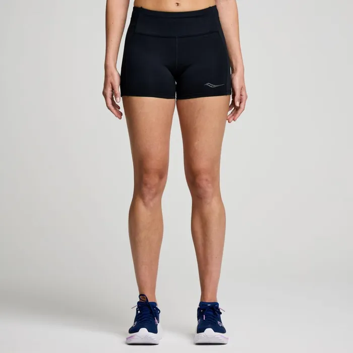 Women Fortify 3034 Hot Short Black Saucony Bottoms