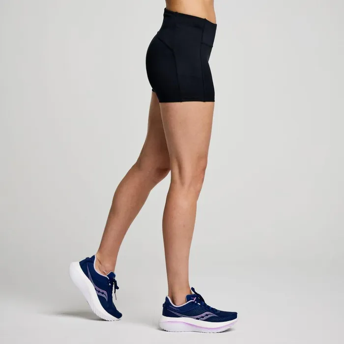 Women Fortify 3034 Hot Short Black Saucony Bottoms