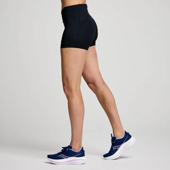 Women Fortify 3034 Hot Short Black Saucony Bottoms