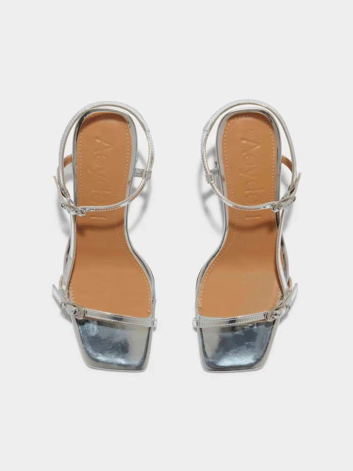 Women Franzi Leather Sandals Aeyde Heeled Sandals