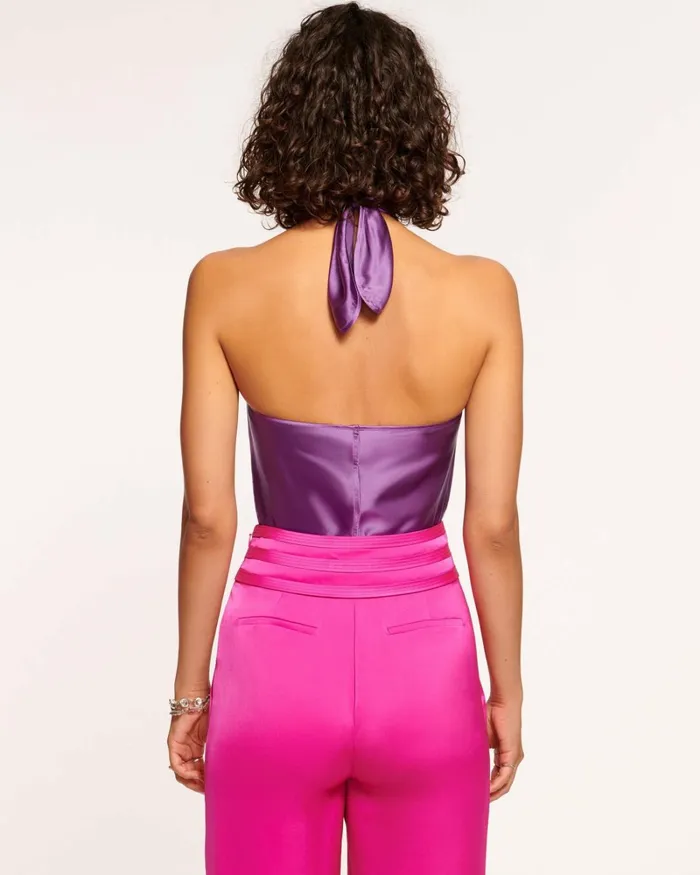 Women Harriet Halter Tank Top Burnt Sienna Ramy Brook Tops Women Harriet Halter Tank Top Burnt Sienna Ramy Brook Tops