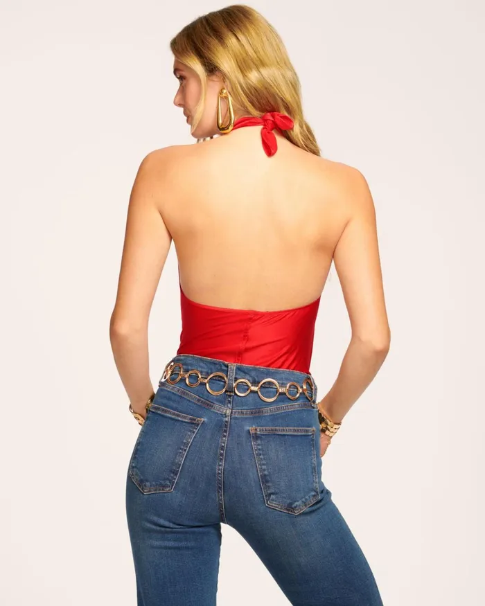 Women Harriet Halter Tank Top Burnt Sienna Ramy Brook Tops Women Harriet Halter Tank Top Burnt Sienna Ramy Brook Tops