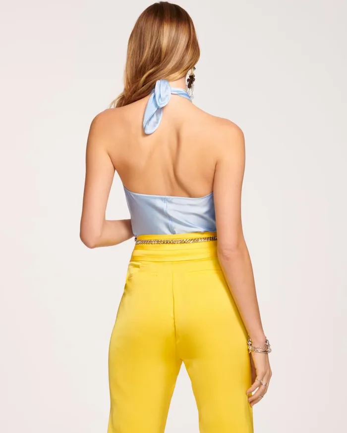 Women Harriet Halter Tank Top Burnt Sienna Ramy Brook Tops Women Harriet Halter Tank Top Burnt Sienna Ramy Brook Tops