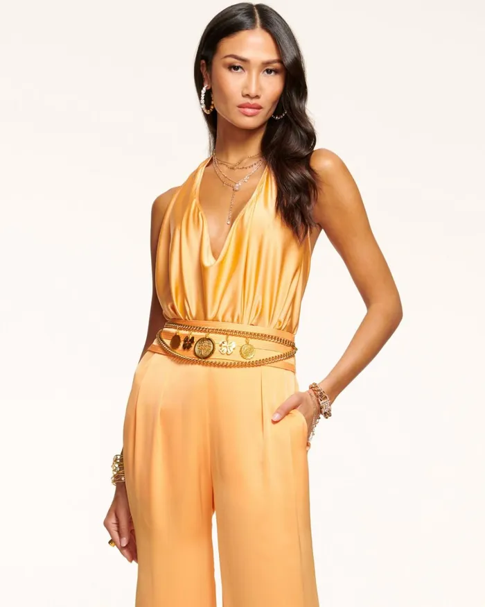 Women Harriet Halter Tank Top Burnt Sienna Ramy Brook Tops Women Harriet Halter Tank Top Burnt Sienna Ramy Brook Tops