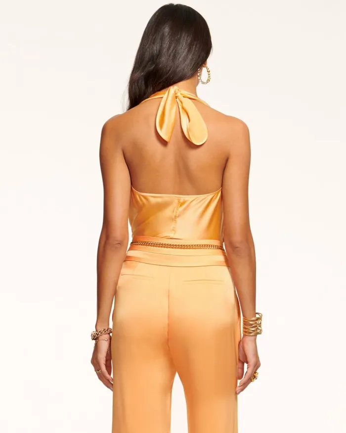 Women Harriet Halter Tank Top Burnt Sienna Ramy Brook Tops Women Harriet Halter Tank Top Burnt Sienna Ramy Brook Tops