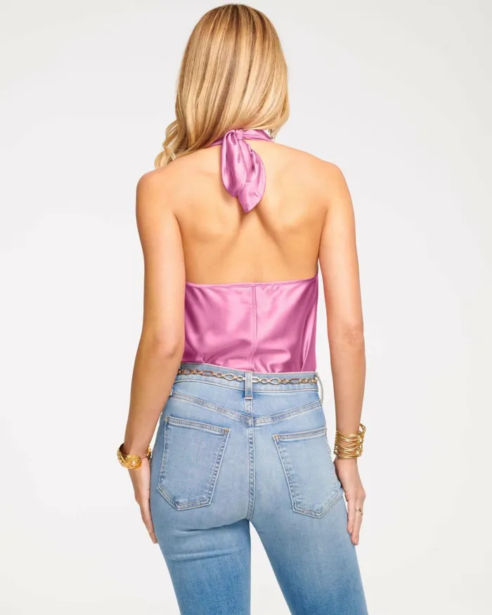 Women Harriet Halter Tank Top Burnt Sienna Ramy Brook Tops Women Harriet Halter Tank Top Burnt Sienna Ramy Brook Tops