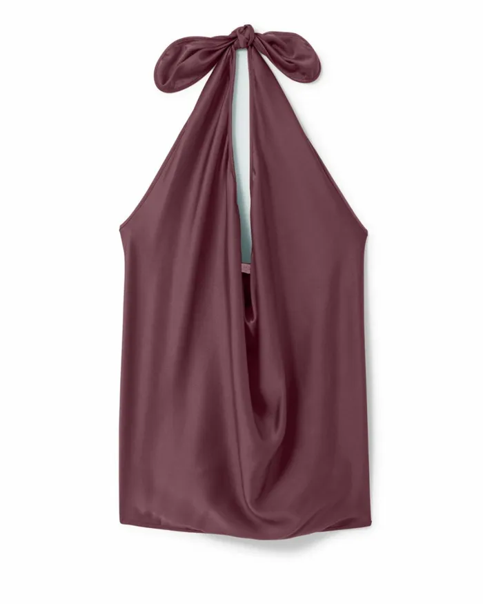 Women Harriet Halter Tank Top Burnt Sienna Ramy Brook Tops Women Harriet Halter Tank Top Burnt Sienna Ramy Brook Tops