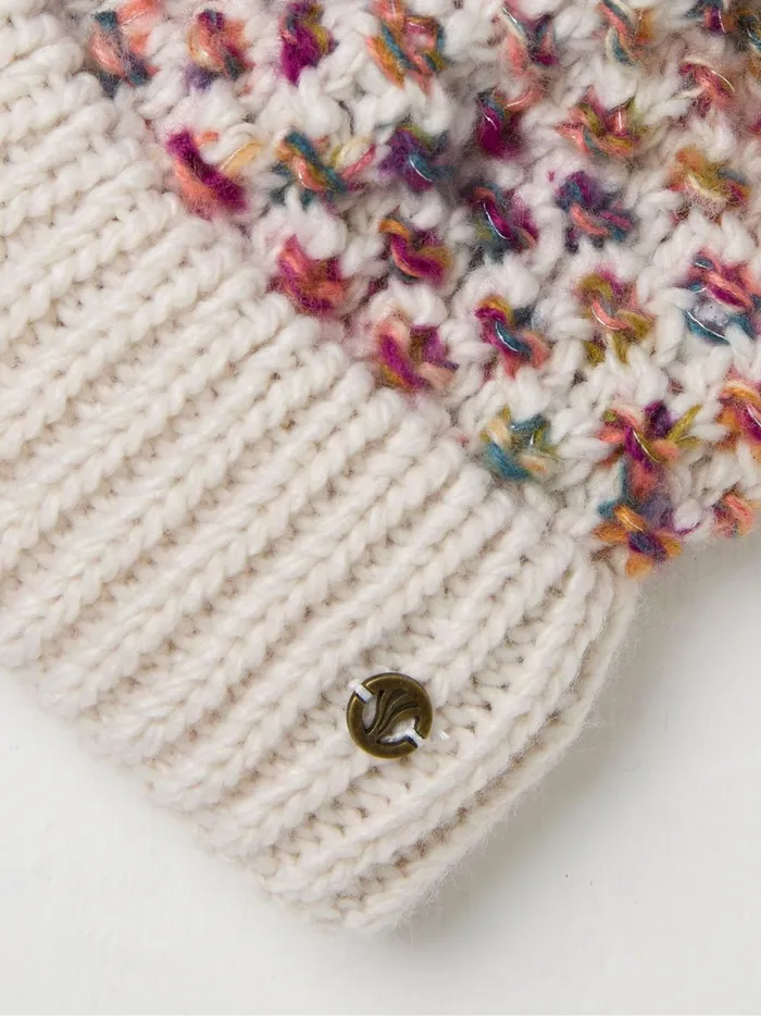 Women Hats Fat Face Ivory Spacedye Bobble Hat