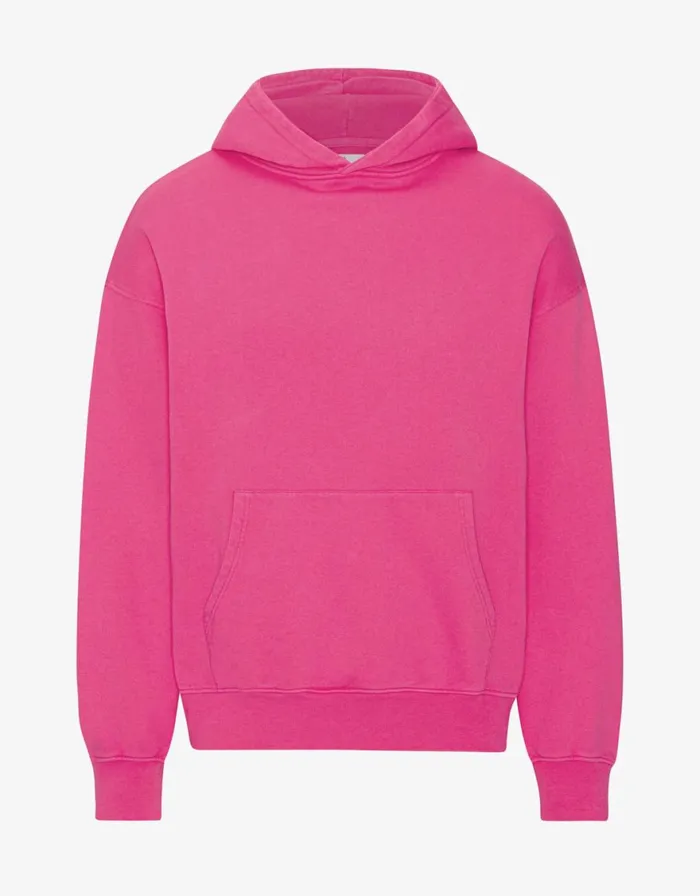 Women Hoodies Colorful Standard Organic Oversized Hood Bubblegum Pink