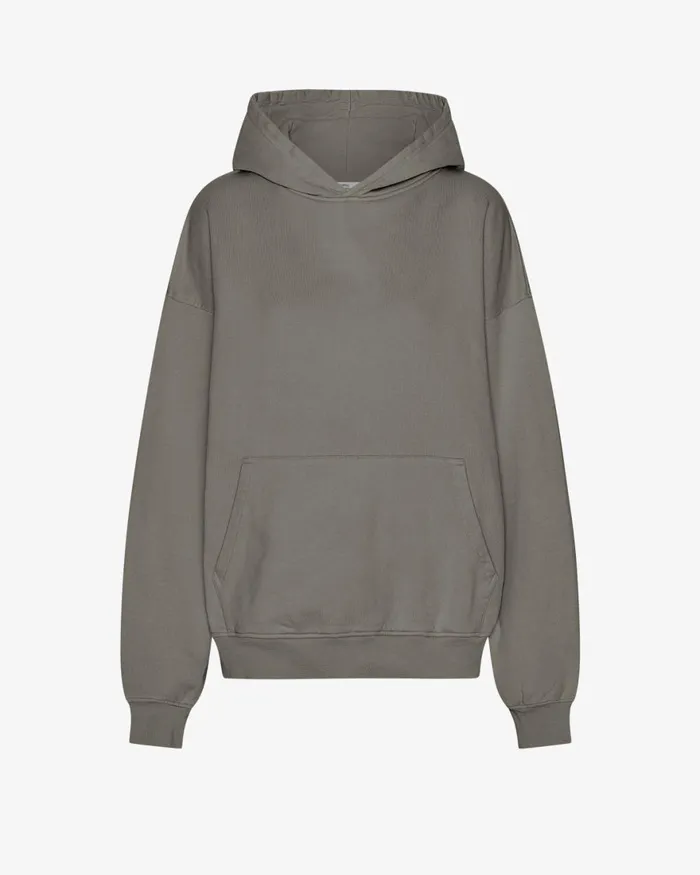 Women Hoodies Colorful Standard Organic Oversized Hood Misty Brown