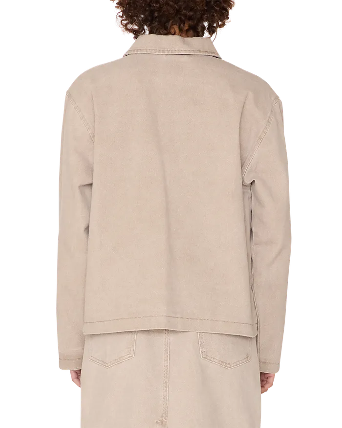 Women JACKETS OBEY Clothing SERENE ZIP JACKET Fungi