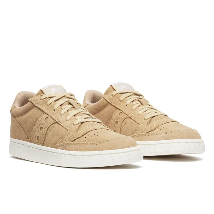 Women Jazz Court Split Suede Tan Saucony Lifestyle