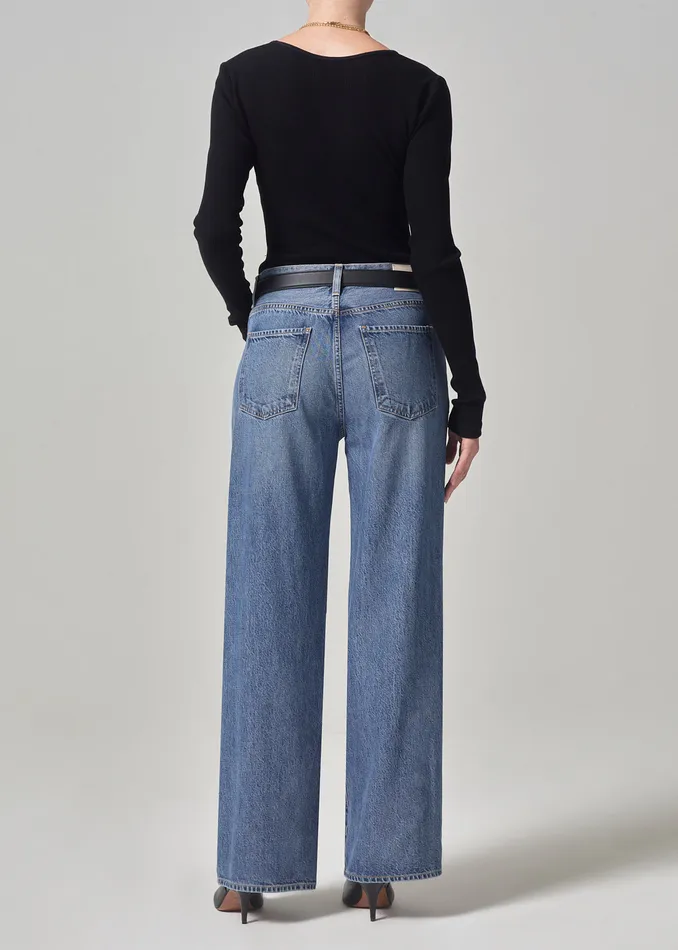 Women Jeans Citizens Of Humanity Annina High Rise Wide Leg 30034 In Siesta