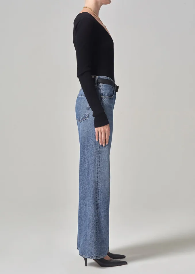 Women Jeans Citizens Of Humanity Annina High Rise Wide Leg 30034 In Siesta