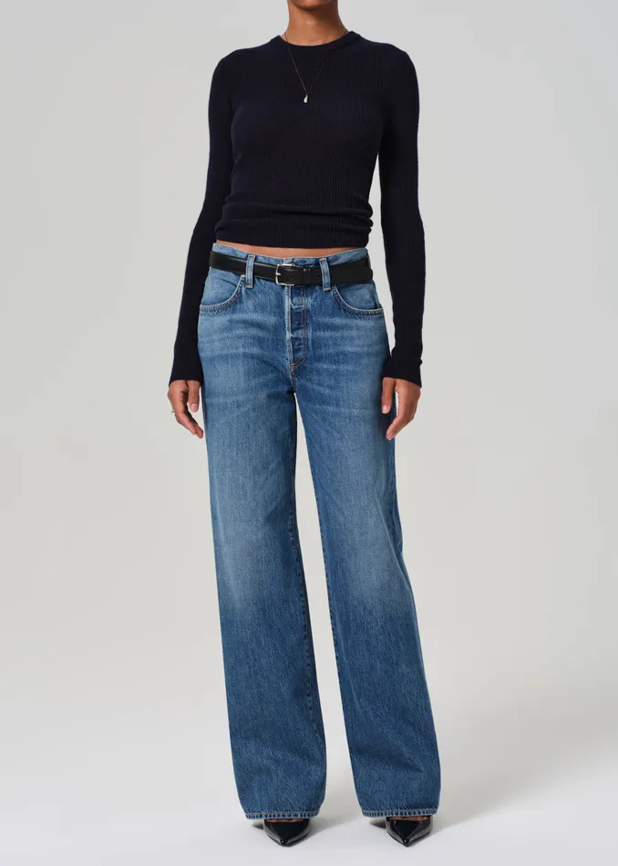 Women Jeans Citizens Of Humanity Annina High Rise Wide Leg 30034 In Sunland