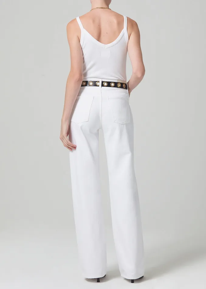 Women Jeans Citizens Of Humanity Annina High Rise Wide Leg 33034 In Seashell