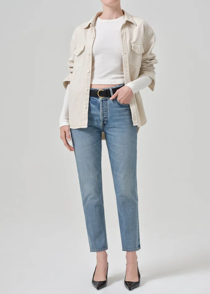Women Jeans Citizens Of Humanity Charlotte High Rise Straight In Meridian