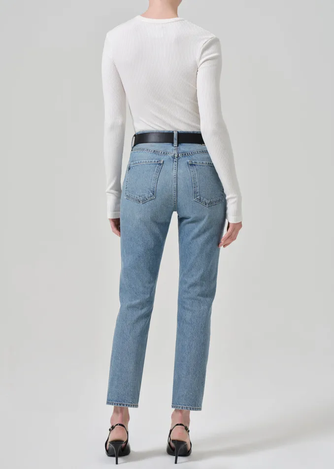 Women Jeans Citizens Of Humanity Charlotte High Rise Straight In Meridian