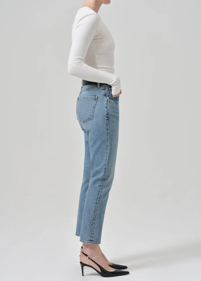 Women Jeans Citizens Of Humanity Charlotte High Rise Straight In Meridian