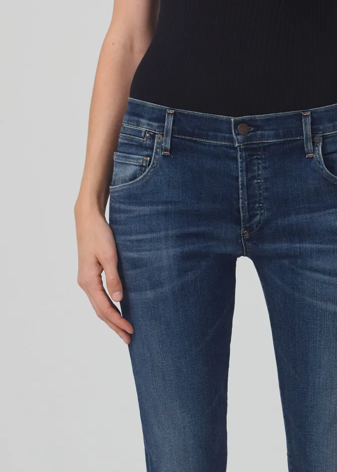 Women Jeans Citizens Of Humanity Emerson Mid Rise Relaxed Long In Blue Ridge