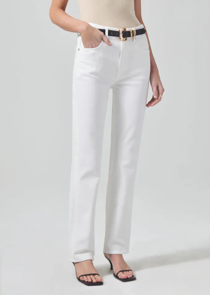 Women Jeans Citizens Of Humanity Zurie Straight In Soft White