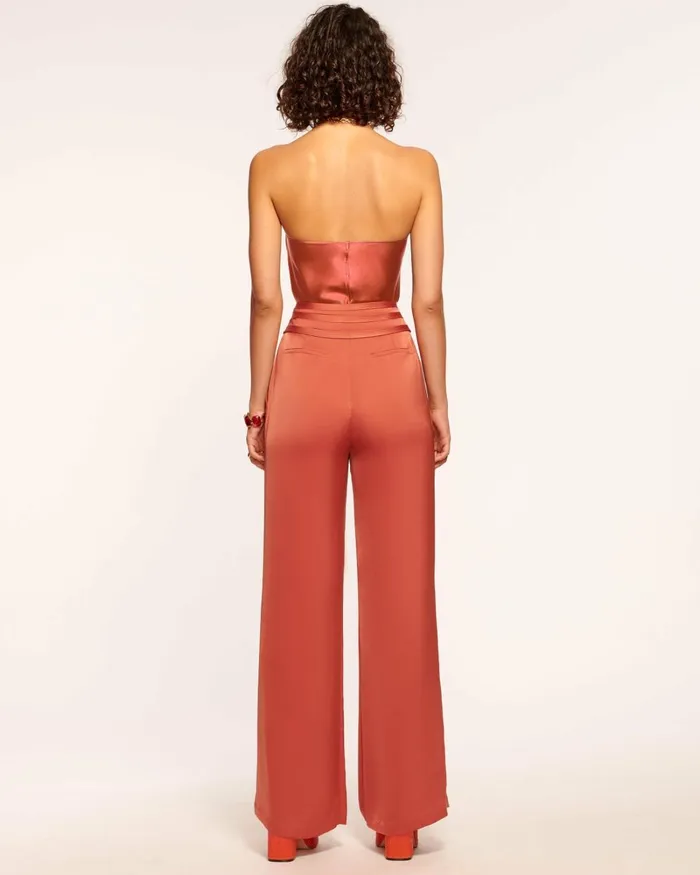 Women Joss Wide Leg Pant Burnt Sienna Ramy Brook Pants Women Joss Wide Leg Pant Burnt Sienna Ramy Brook Pants