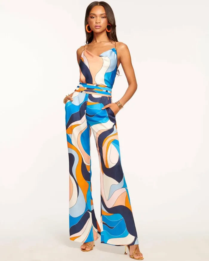 Women Joss Wide Leg Pant Burnt Sienna Ramy Brook Pants Women Joss Wide Leg Pant Burnt Sienna Ramy Brook Pants
