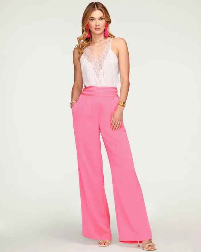 Women Joss Wide Leg Pant Burnt Sienna Ramy Brook Pants Women Joss Wide Leg Pant Burnt Sienna Ramy Brook Pants