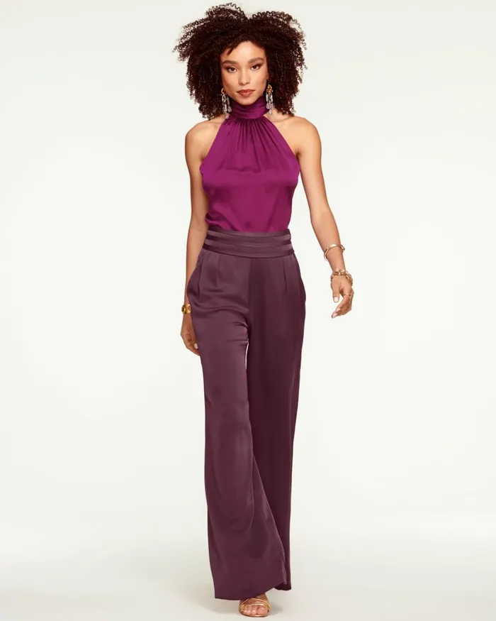 Women Joss Wide Leg Pant Burnt Sienna Ramy Brook Pants Women Joss Wide Leg Pant Burnt Sienna Ramy Brook Pants