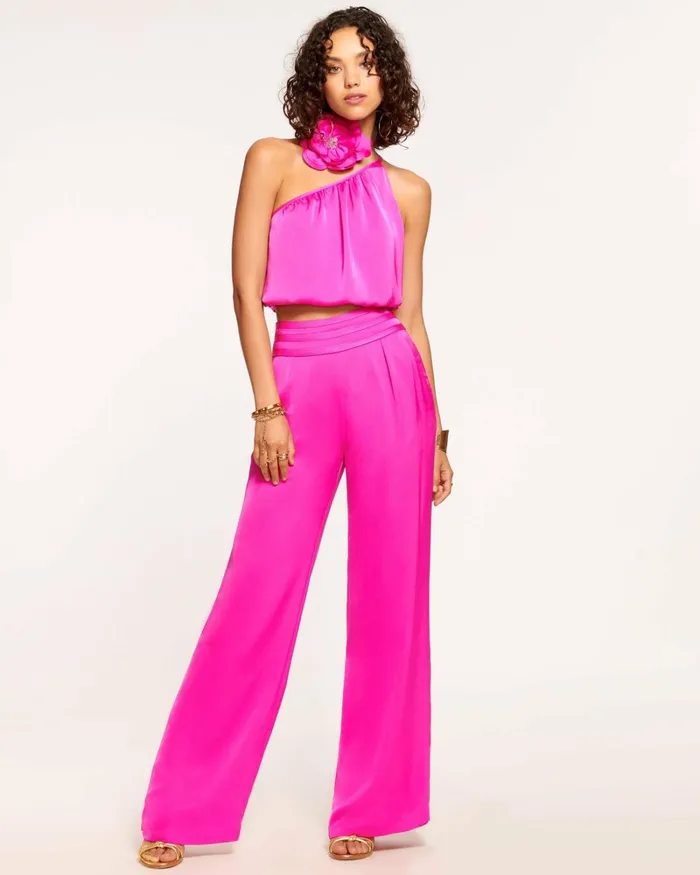 Women Joss Wide Leg Pant Burnt Sienna Ramy Brook Pants Women Joss Wide Leg Pant Burnt Sienna Ramy Brook Pants