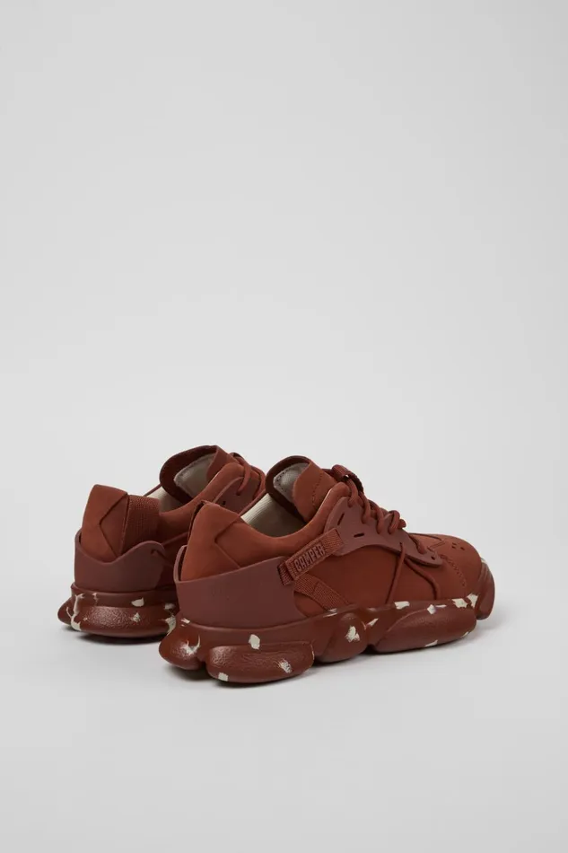 Women Karst Red Nubuck And Textile Sneakers Camper Sneakers Women Karst Red Nubuck And Textile Sneakers Camper Sneakers