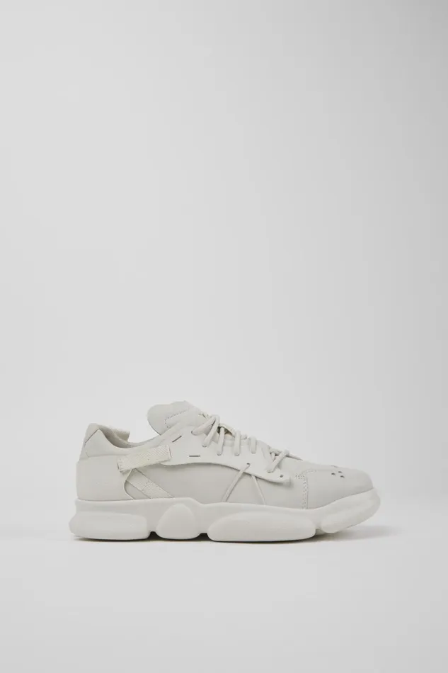 Women Karst White Nondyed Leather Sneakers Camper Sneakers Women Karst White Nondyed Leather Sneakers Camper Sneakers